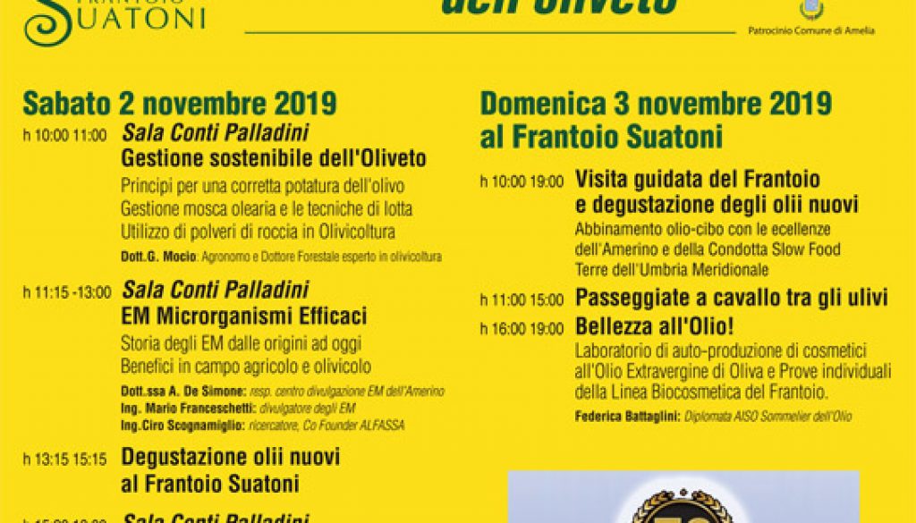 MF. FRANTOI APERTI IL FRANTOIO MF. FRANTOI APERTI IL FRANTOIO
