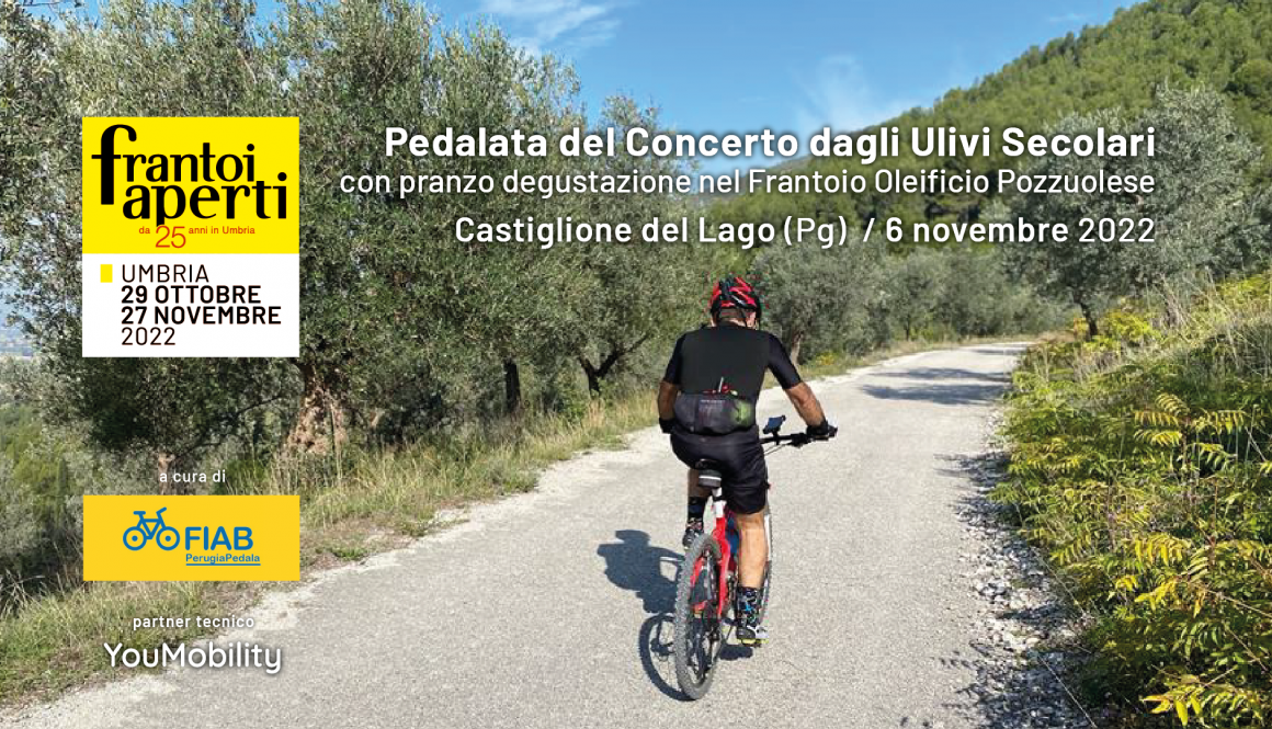 6/11/2022 Castiglione del Lago (Pg) Pedalata in occasione del concerto dagli ulivi secolari