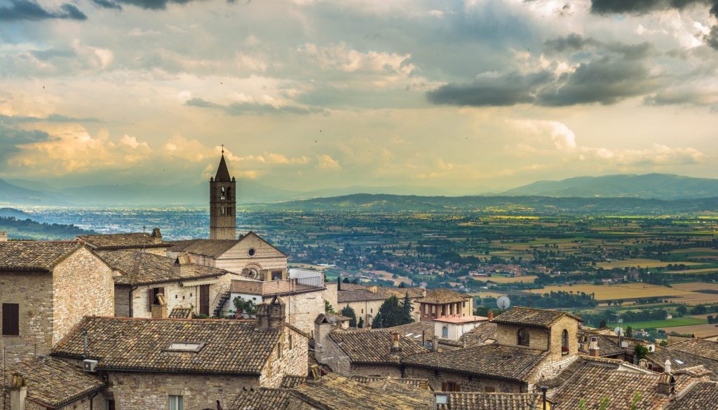 Charming streets of Assisi