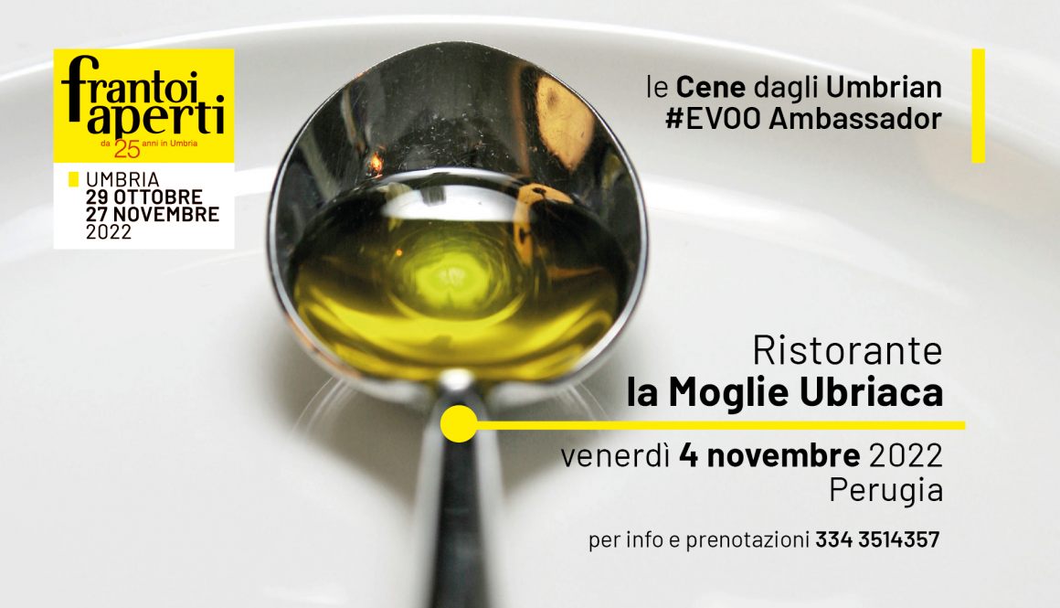 4 novembre 2022 Perugia – Ristorante La Moglie Ubriaca