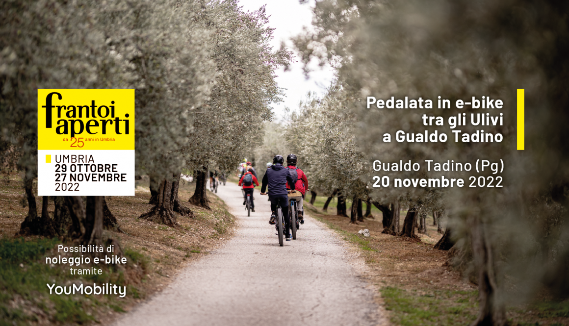 20/11/2022 Gualdo Tadino (Pg) – Pedalata in ebike in occasione di Nostrolio a Gualdo Tadino, La festa dell’Olio della Nostrale di Rigali