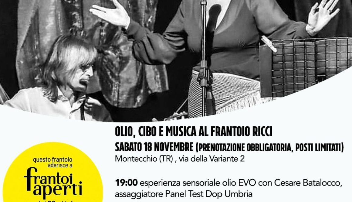 Olio, Cibo e Musica al Frantoio Ricci