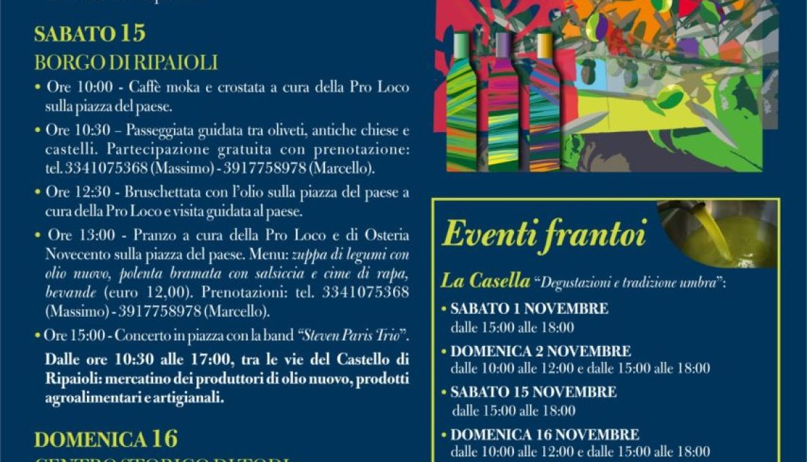 Colori et Olio Todi 15 e 16 novembre 2025